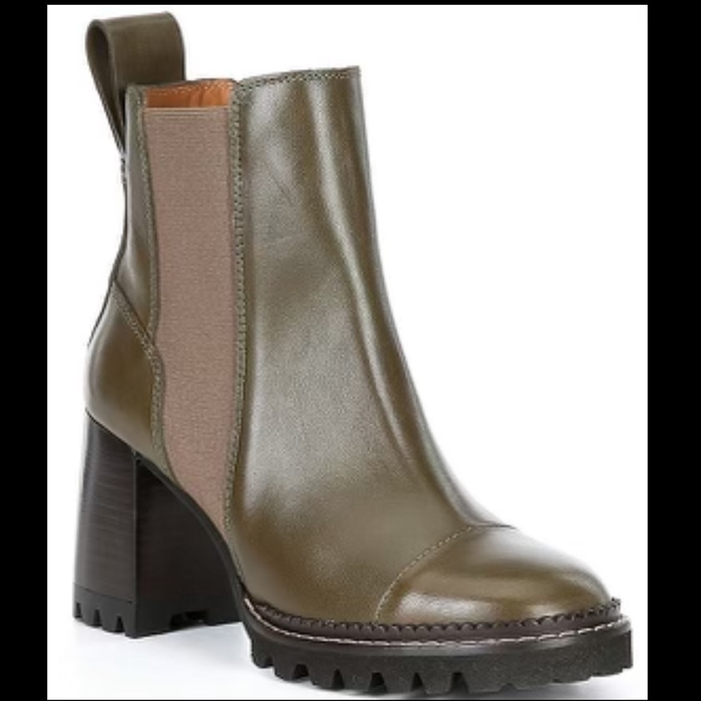 Stylish Olive Ankle Boots